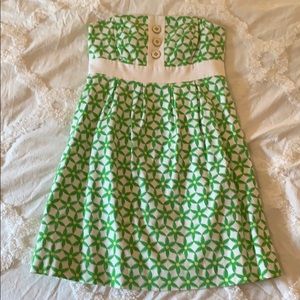 Lily Pulitzer strapless dress